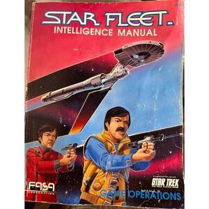 Star Trek RPG Star Fleet Intelligence Manual 1987 FASA Game Operations